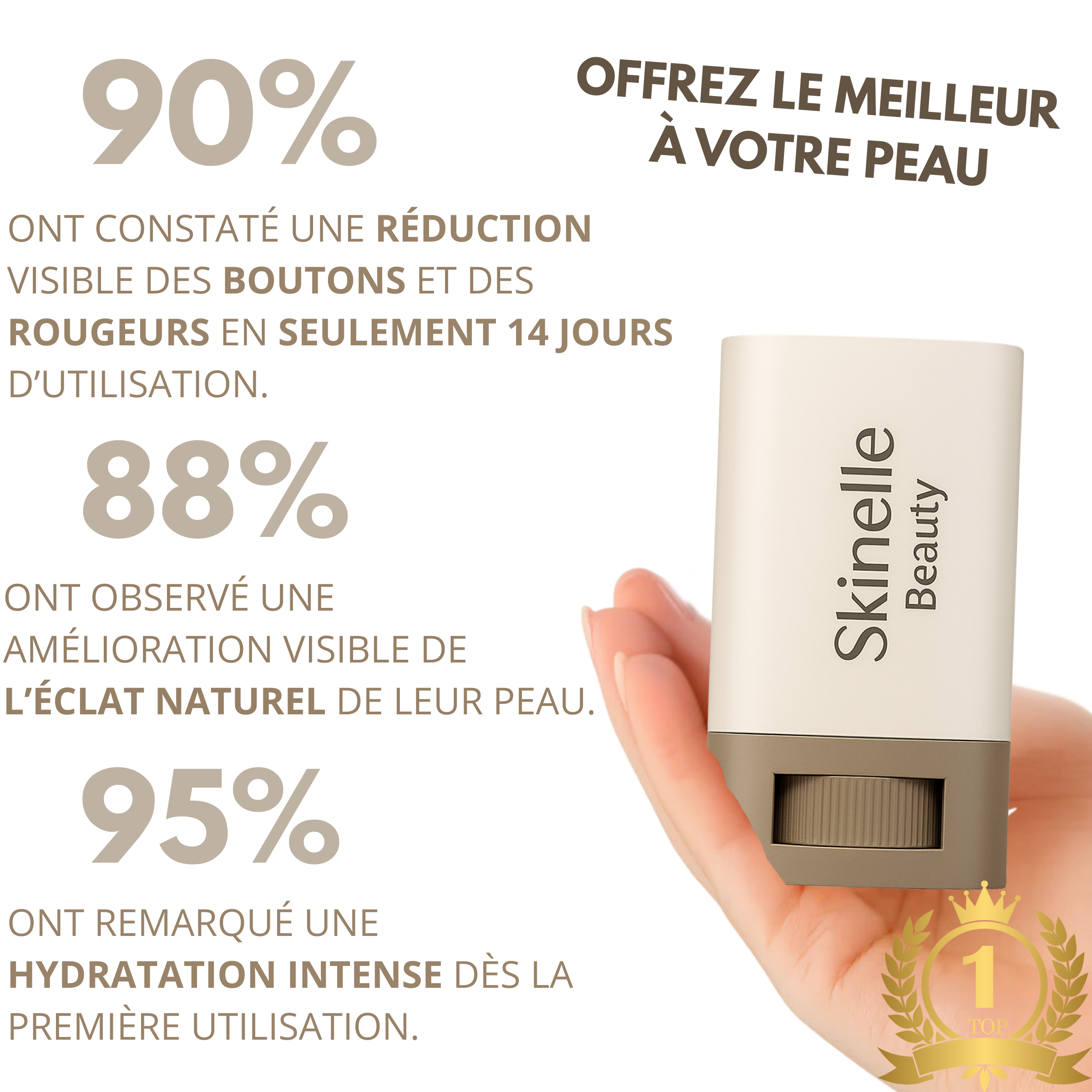 Skinellebeauty™ – Baume de Teint Sublimateur au Sérum